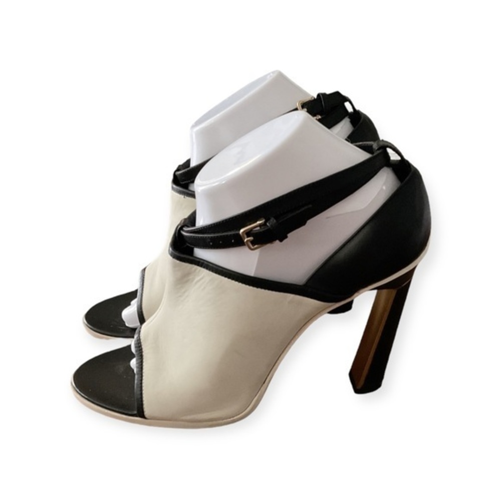 Women’s‎ black and white Derek Lam heels, size 10 - Picture 2 of 8